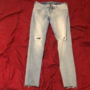 AEO 360 super stretch super low jeggings